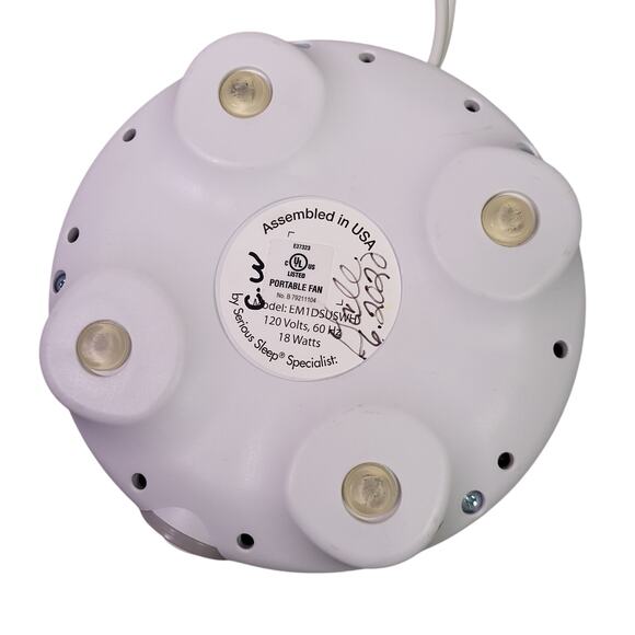 Serious Sleep Specialist Marpac Sound Machine EM1DSUSWH White Noise Generator - Picture 6 of 6